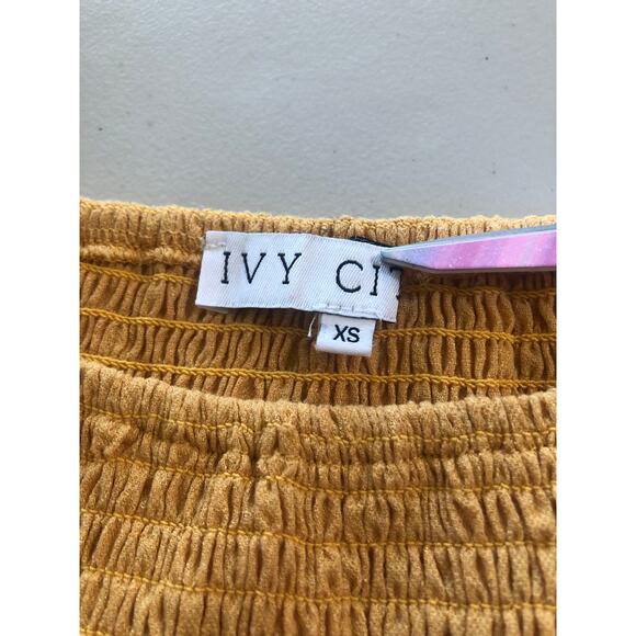 Ivy City Co. Mustard Yellow Lennon Midi Dress Size XS - Picture 5 of 6